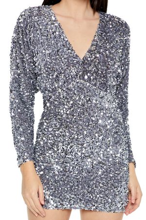 BLACK Sequin Mini Dress, image 3