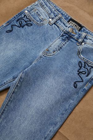 LIGHT DENIM/MULTI Girls Compton Cowboys Jeans (Kids), image 3