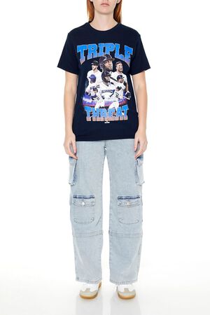 NAVY/MULTI Triple Threat MLB Graphic Tee, image 2