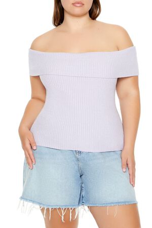 WISTERIA Plus Size Tie-Back Sweater-Knit Top, image 1