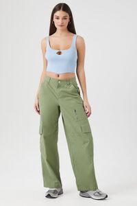 BLUEBELL Sweater-Knit Cutout Cropped Tank Top, image 4