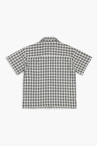 BLACK/WHITE Kids Geo Print Shirt (Girls + Boys), image 2