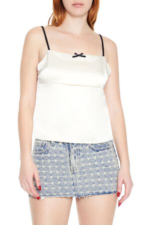 CREAM Satin Tie-Back Bow Cami, image 3
