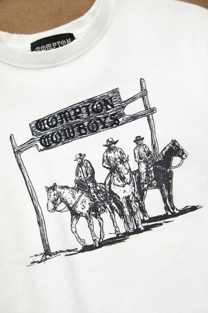 WHITE/MULTI Girls Compton Cowboys Pullover (Kids), image 3