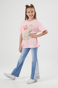 PINK/MULTI Girls The Little Mermaid Tee (Kids), image 4
