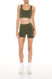 OLIVE Active Seamless Glitter Sports Bra, image 2