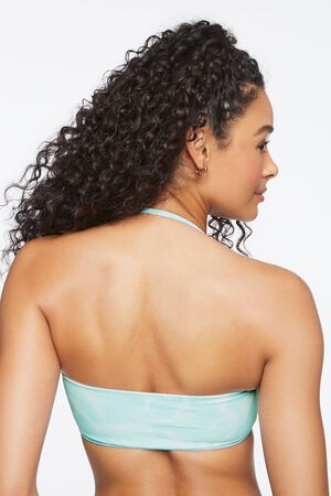 BLUESTONE/MULTI Water Print Bandeau Bikini Top, image 3
