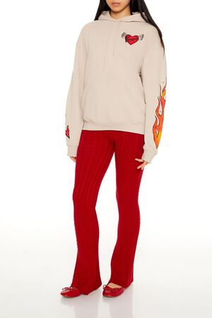 BEIGE/MULTI Kewpie Lil Hottie Graphic Hoodie, image 2
