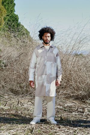 TAUPE/CREAM Unisex Henry R Jones II Jacket, image 2
