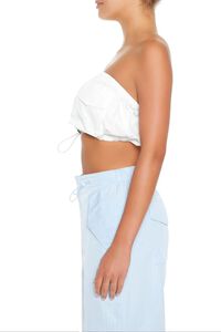 WHITE Cargo Tube Crop Top, image 4