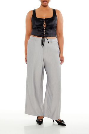 GREY Plus Size Wide-Leg Pants, image 1