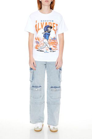 WHITE/MULTI Yordan Alvarez Houston Graphic Tee, image 2