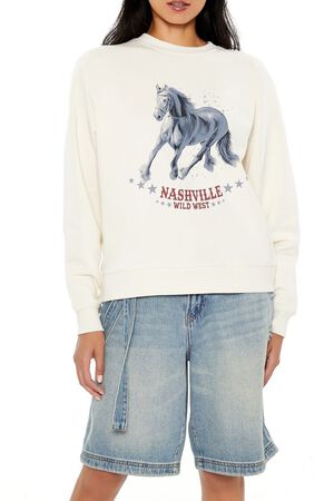 CREAM/MULTI Nashville Wild West Pullover, image 1
