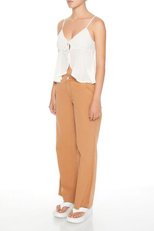 CAMEL Poplin Utility Carpenter Pants, image 2