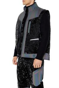 BLACK/GREY Active Waterproof Reflective Ski Vest, image 4