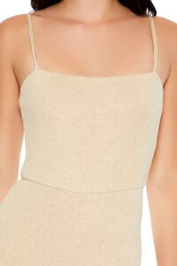 OATMEAL Fitted Cami Jumpsuit, image 5