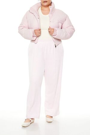 BLOSSOM Plus Size Cropped Puffer Jacket, image 2