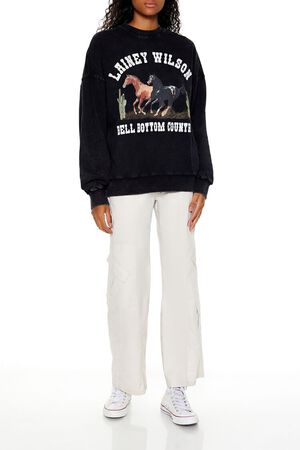 CHARCOAL/MULTI Lainey Wilson Graphic Pullover, image 2