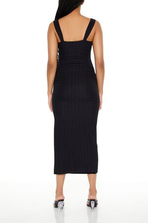 WHITE Cutout Bodycon Maxi Dress, image 3