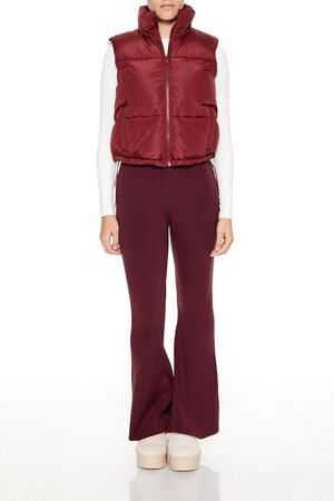 GREEN Toggle Drawstring Cropped Vest, image 2