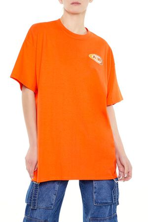 ORANGE/MULTI A & W Root Beer Graphic Tee, image 1