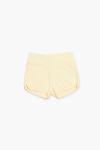 YELLOW Girls Dolphin-Hem Shorts (Kids), image 1