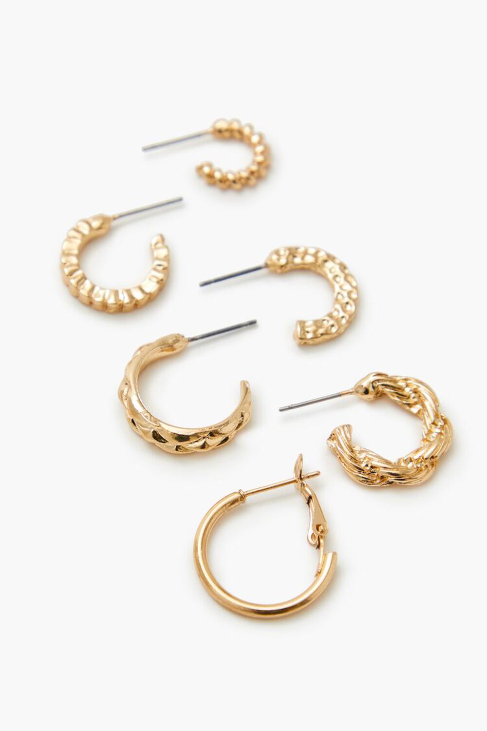 GOLD Assorted Hoop Earring Set, image 2