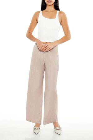 TAN Trouser Mid-Rise Pants, image 1
