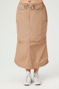 TAUPE Cargo Midi Skirt, image 2