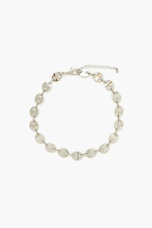 SILVER Disc Chain Necklace, image 1