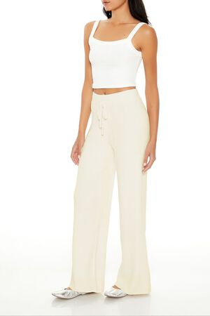 SEASHELL Sweater-Knit Wide-Leg Pants, image 3