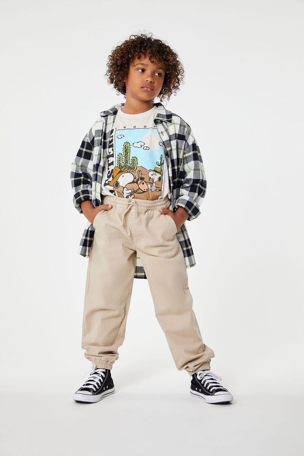 TAN Kids Drawstring Pants (Girls + Boys), image 1
