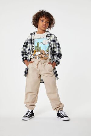 TAN Kids Drawstring Pants (Girls + Boys), image 1