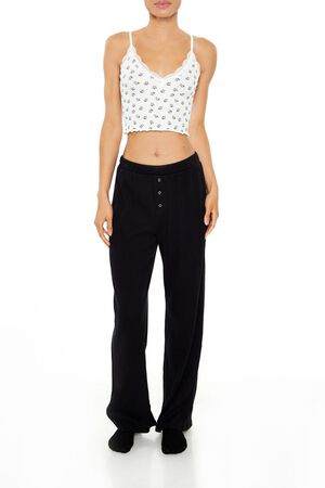 VANILLA/BLACK Seamless Teddy Bear Bralette, image 2