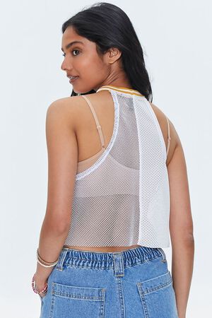 BLUE/MULTI Reworked Boston Graphic Crop Top, image 3