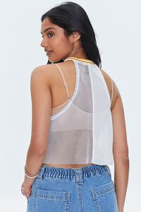 BLUE/MULTI Reworked Boston Graphic Crop Top, image 3