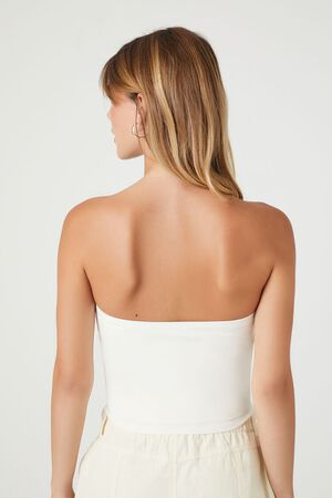 WHITE/SILVER Studded Ibiza Tube Top, image 3
