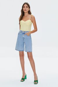 MIMOSA Sweetheart Linen-Blend Cami, image 4