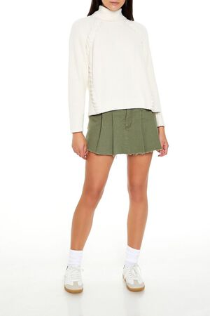 VANILLA Turtleneck Whipstitched Sweater, image 2