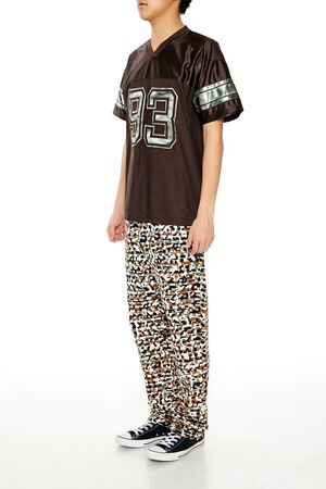 OLIVE/MULTI Geo Camo Slim-Fit Pants, image 3