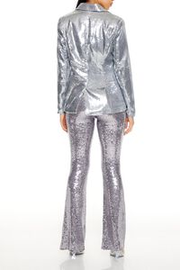 SILVER Sequin High-Rise Flare Pants, image 4