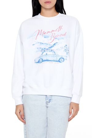 WHITE/MULTI Mammoth Bound Graphic Pullover, image 1