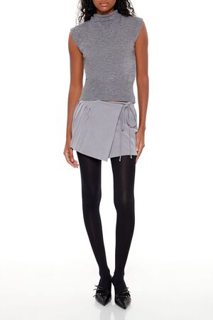 CHARCOAL Turtleneck Sweater Vest, image 2