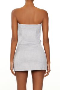 GREY Smocked Tube Crop Top, image 5
