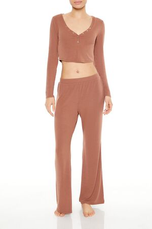 VANILLA Flare Pajama Pants, image 1