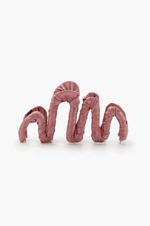 PINK  Ribbon-Wrapped Claw Hair Clip, image 2