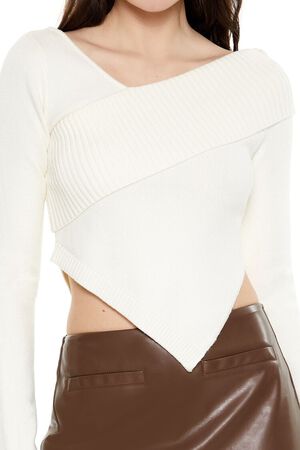 CREAM Crossover Cropped Sweater, image 3
