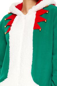 RED/MULTI Hooded Elf Pajama Jumpsuit, image 5