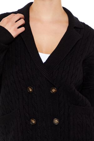 ROOT BEER Double-Breasted Cardigan Sweater, image 3