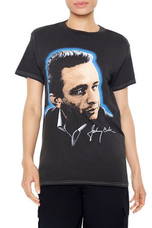 CHARCOAL/MULTI Johnny Cash Graphic Tee, image 1